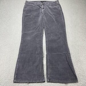 Levis Corduroy Pants Womens 10 Gray 560 Slender Boot Cut Stretch Jeans Casual